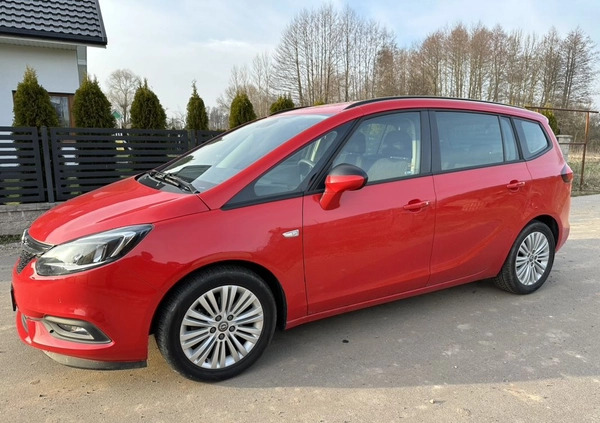 Opel Zafira cena 53800 przebieg: 66400, rok produkcji 2017 z Siedlce małe 704